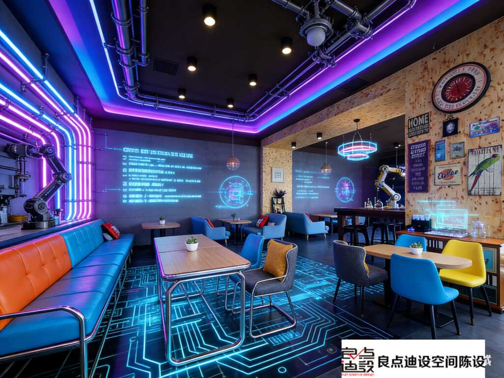 破墙安利!这家咖啡店把“废土”和“未来”装进了同一个空间!